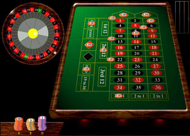 Table de la roulette.